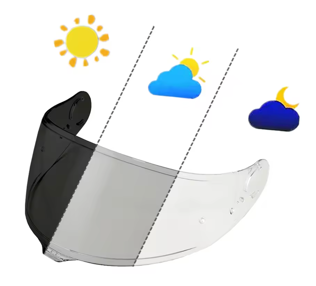 Visiera per SHOEI - GTAIR3