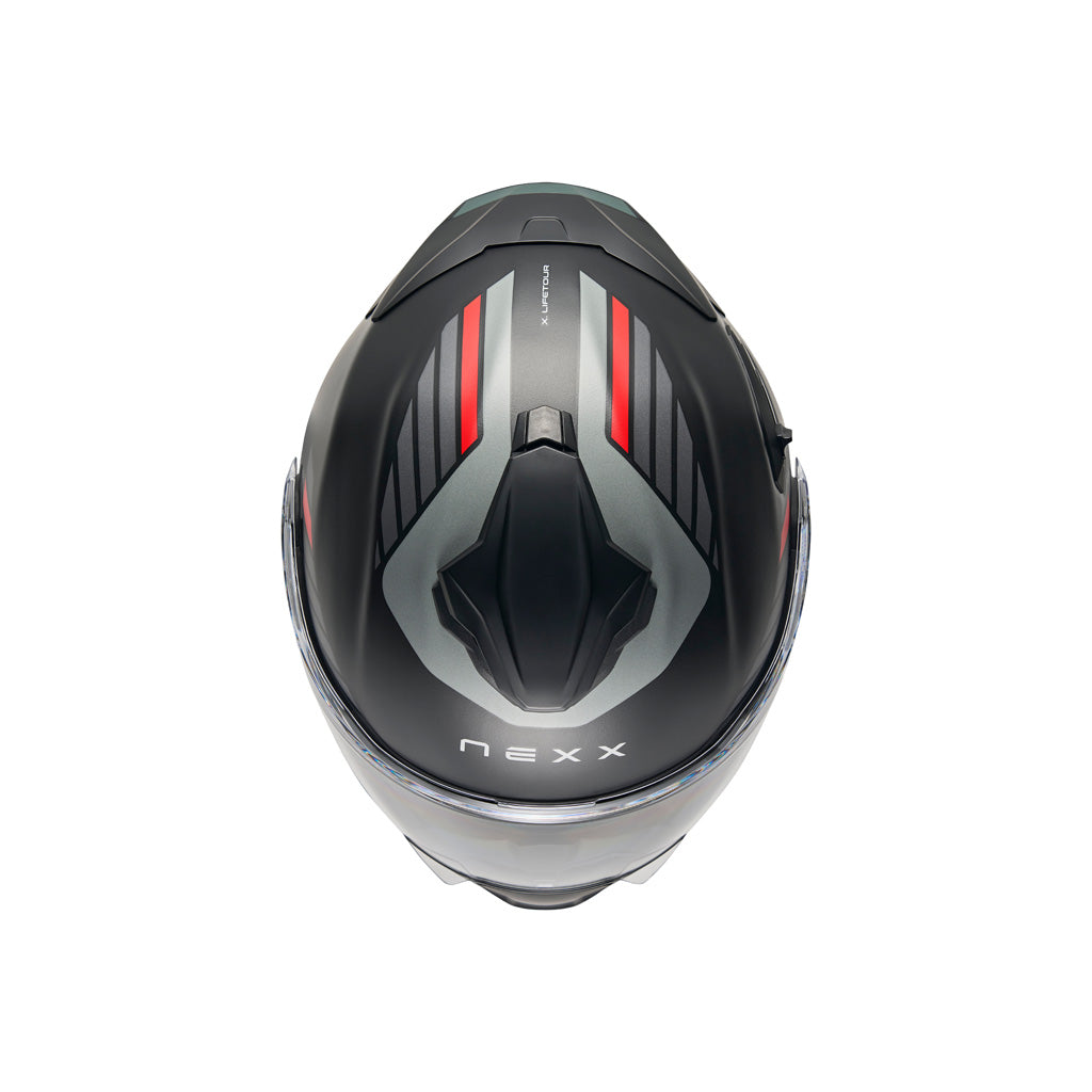 NEXX X.LIFETOUR GLOBE VERMELHO PRETO MATTE — imagem 5