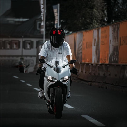 Motorcycle Helmet Cover - Black Devil — imagem 2