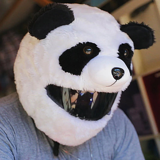 Motorcycle Helmet Cover - Panda — imagem 2