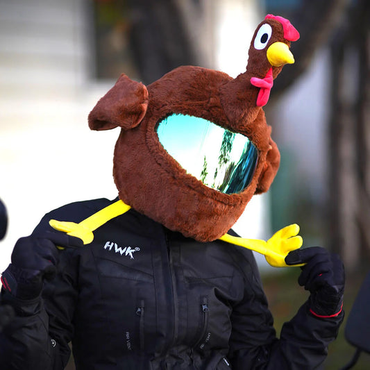 Motorcycle Helmet Cover - Chicken — imagem 2