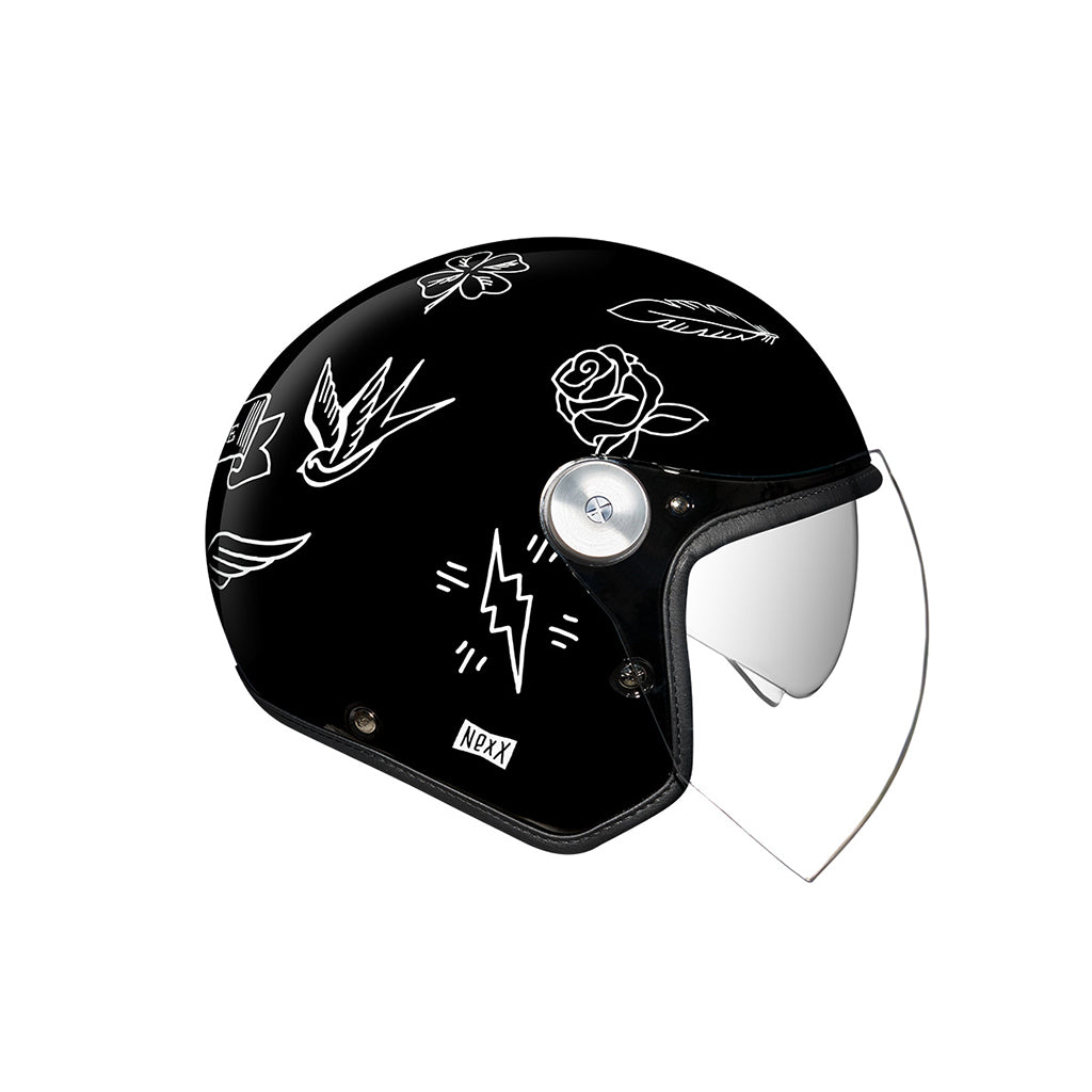 NEXX X.G30 TATTOO PRETO BRANCO — imagem 3