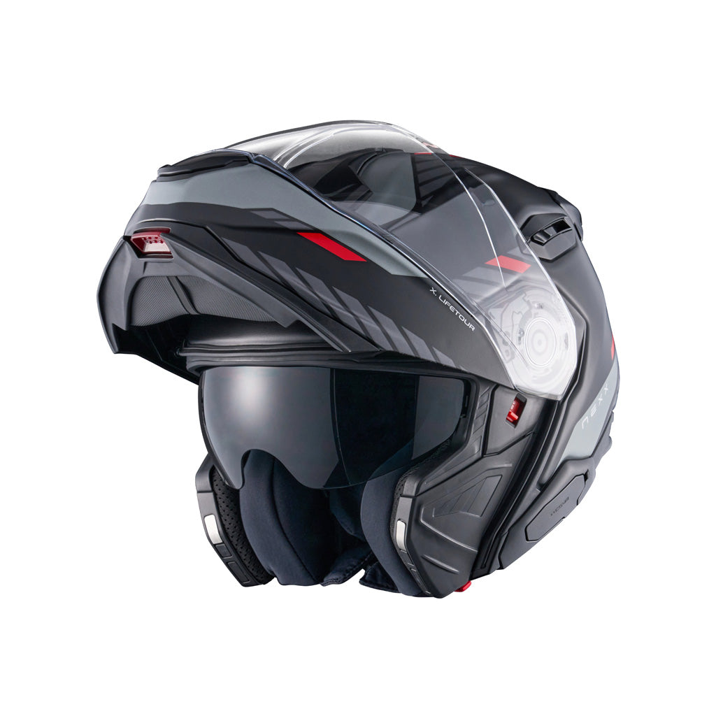 NEXX X.LIFETOUR GLOBE VERMELHO PRETO MATTE — imagem 3