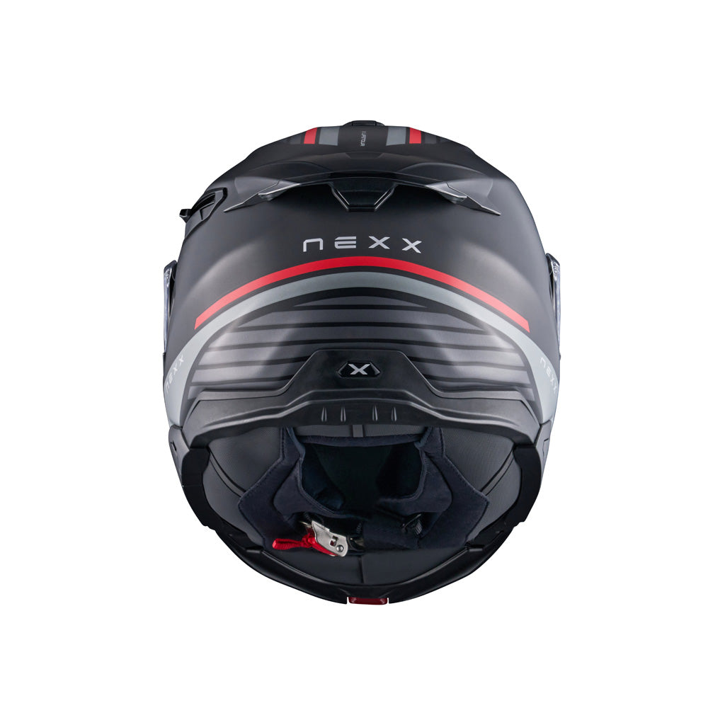 NEXX X.LIFETOUR GLOBE VERMELHO PRETO MATTE — imagem 4
