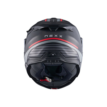 NEXX X.LIFETOUR GLOBE VERMELHO PRETO MATTE — imagem 4