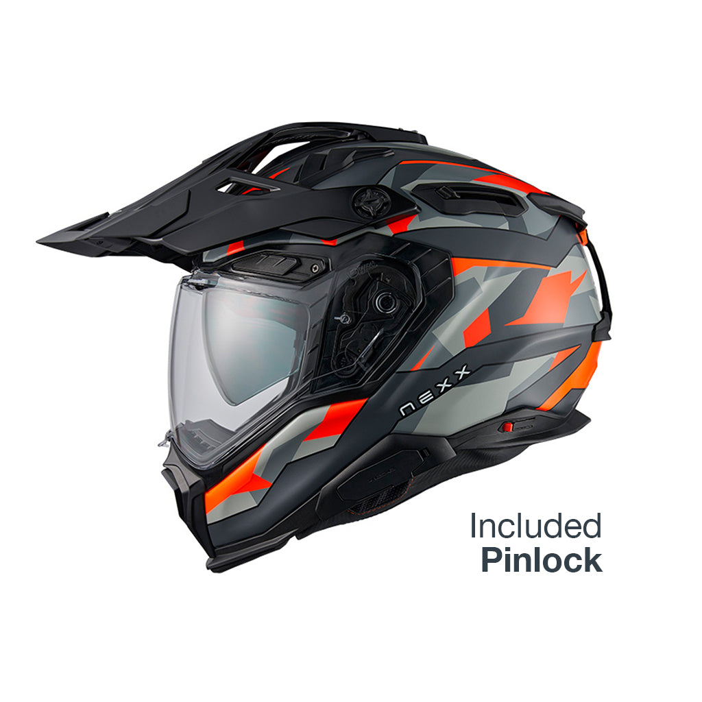 NEXX X.WED3 TRAILMANIA LARANJA CINZA MATTE