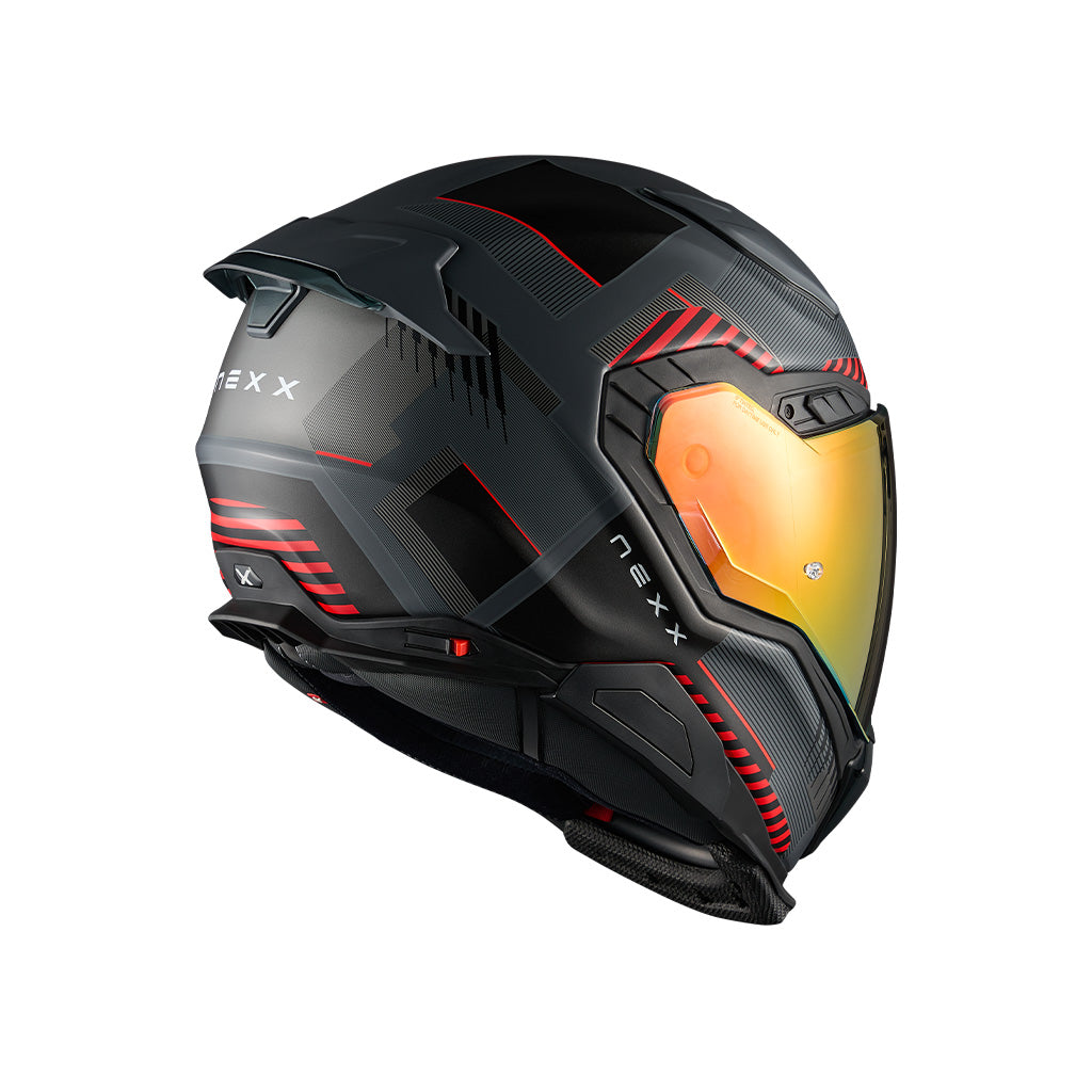 NEXX X.WST3 FLUENCE CINZA VERMELHO MATTE — imagem 3