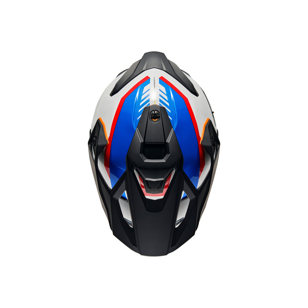 NEXX Y.TRAVL QUEST BRANCO AZUL VERMELHO MATTE — imagem 3