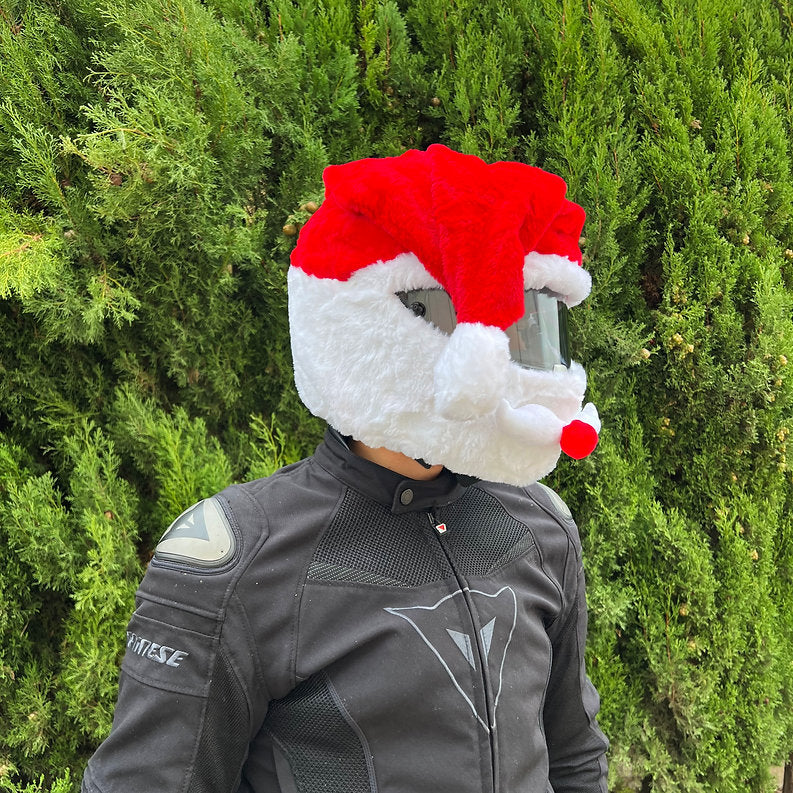 Motorcycle Helmet Cover - Pai Natal — imagem 3